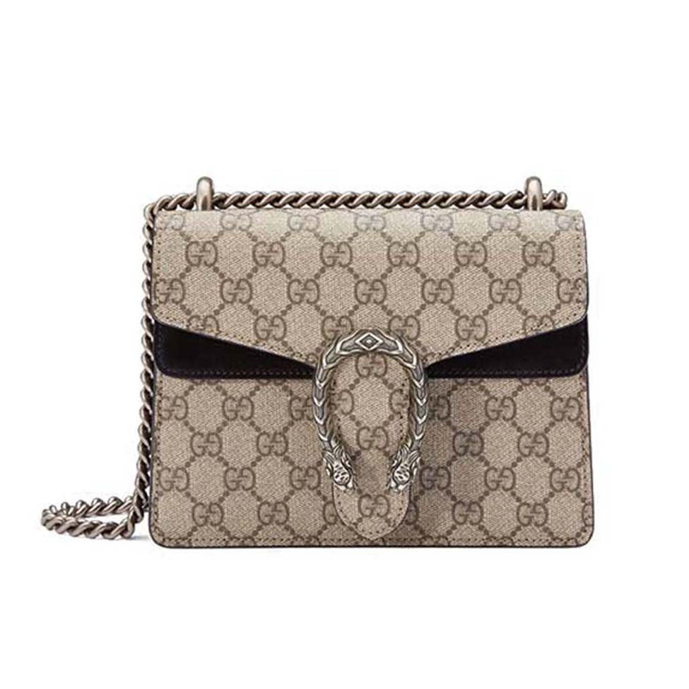 GUCCI DIONYSUS GG SUPREME MINI BAG 421970 (20*15.5*5cm) GUCCI DIONYSUS GG SUPREME MINI BAG 421970 (20*15.5*5cm)